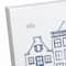 Juvie Doodle Buildings 12" x 18" Canvas Wall Art